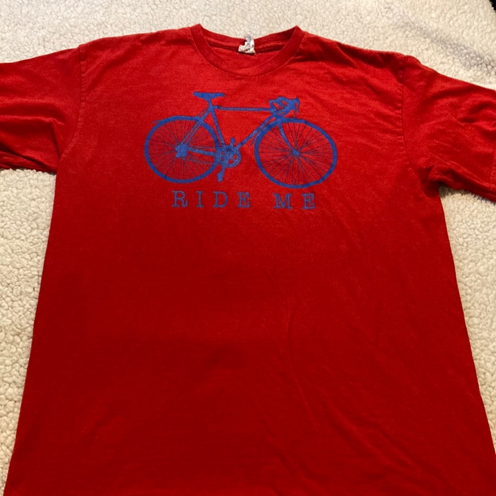 Vintage “Ride Me” Bicycle Tee, funny, cycling